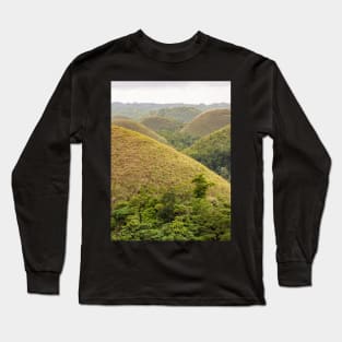 The Chocolate Hills, Carmen, Bohol, Philippines Long Sleeve T-Shirt